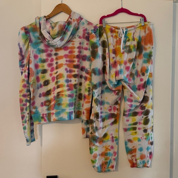 Generation Love Carla Tie Dye Hoodie and Sweatpants SET Size Medium - Picture 4 of 10